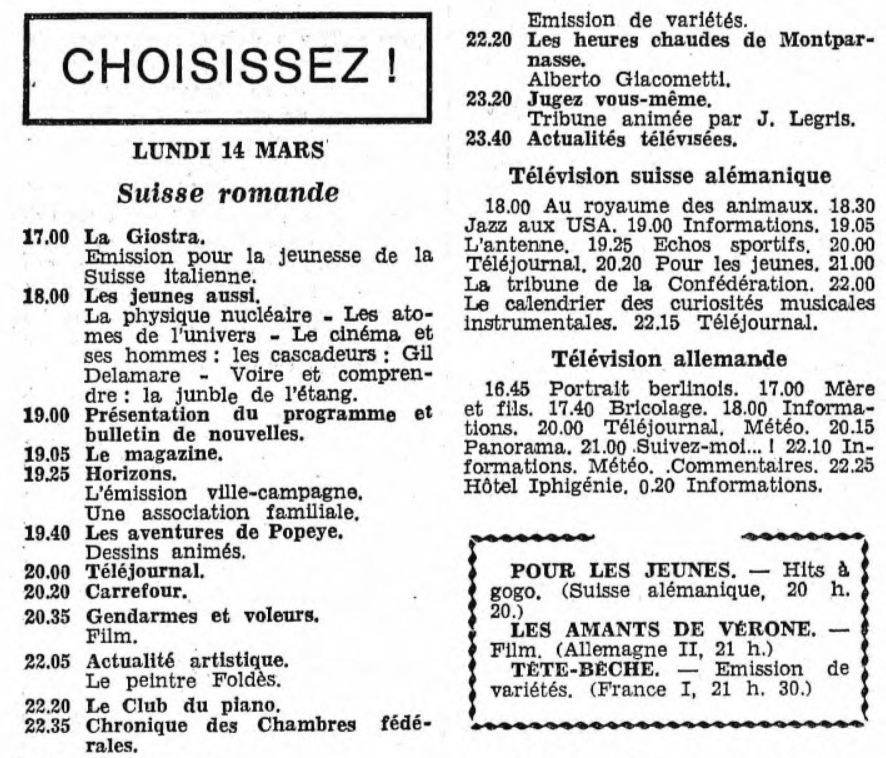  Eric Bachmann Fotoarchiv, Hits à Gogo