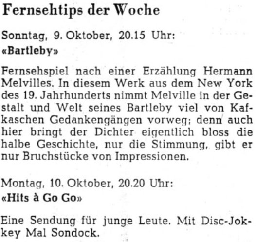  Eric Bachmann Fotoarchiv, Hits à Gogo