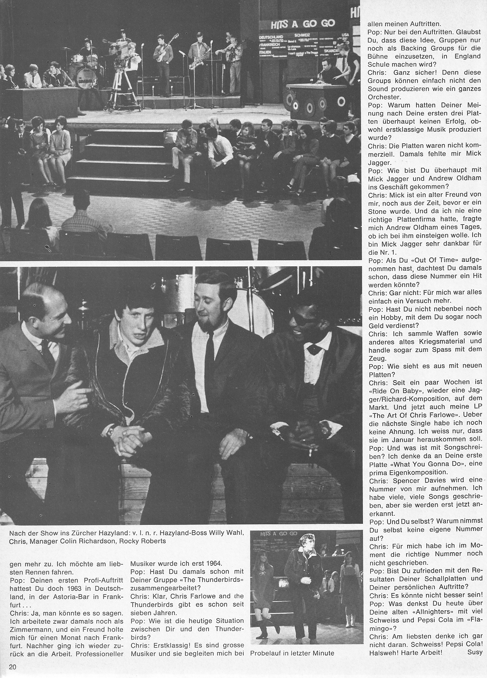  Eric Bachmann Fotoarchiv, Hits à Gogo