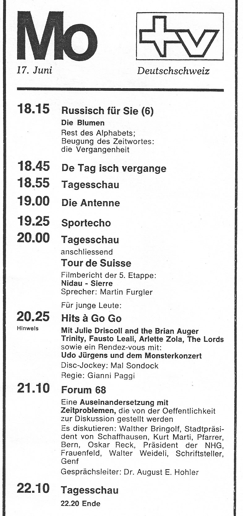  Eric Bachmann Fotoarchiv, Hits à Gogo