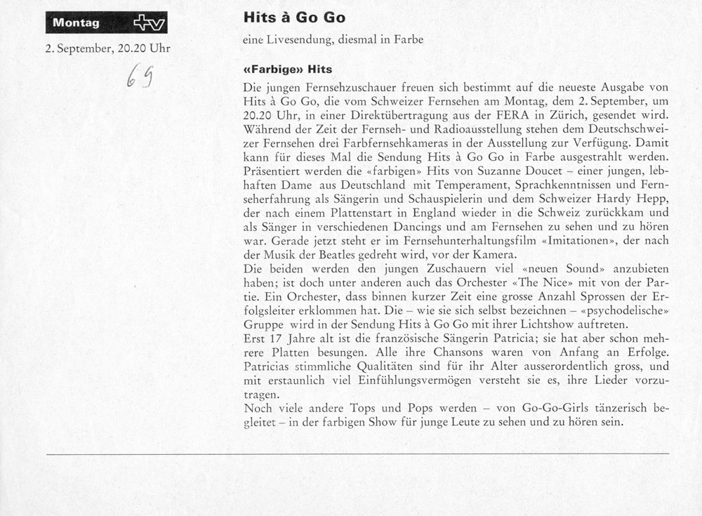  Eric Bachmann Fotoarchiv, Hits à Gogo