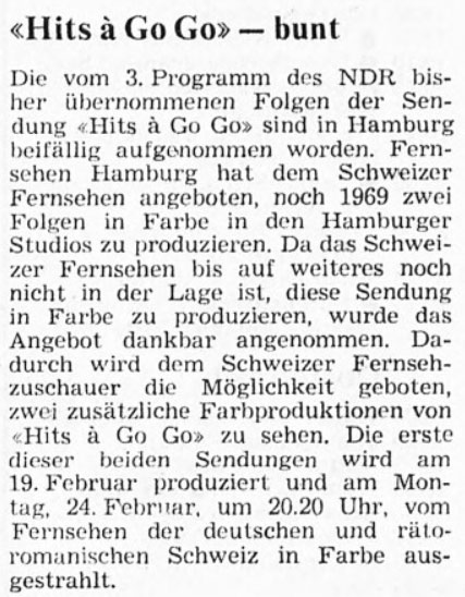  Eric Bachmann Fotoarchiv, Hits à Gogo