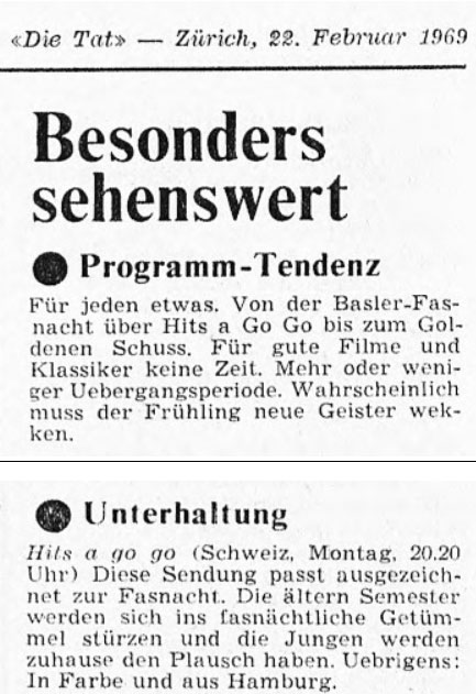  Eric Bachmann Fotoarchiv, Hits à Gogo