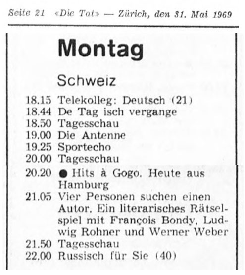  Eric Bachmann Fotoarchiv, Hits à Gogo