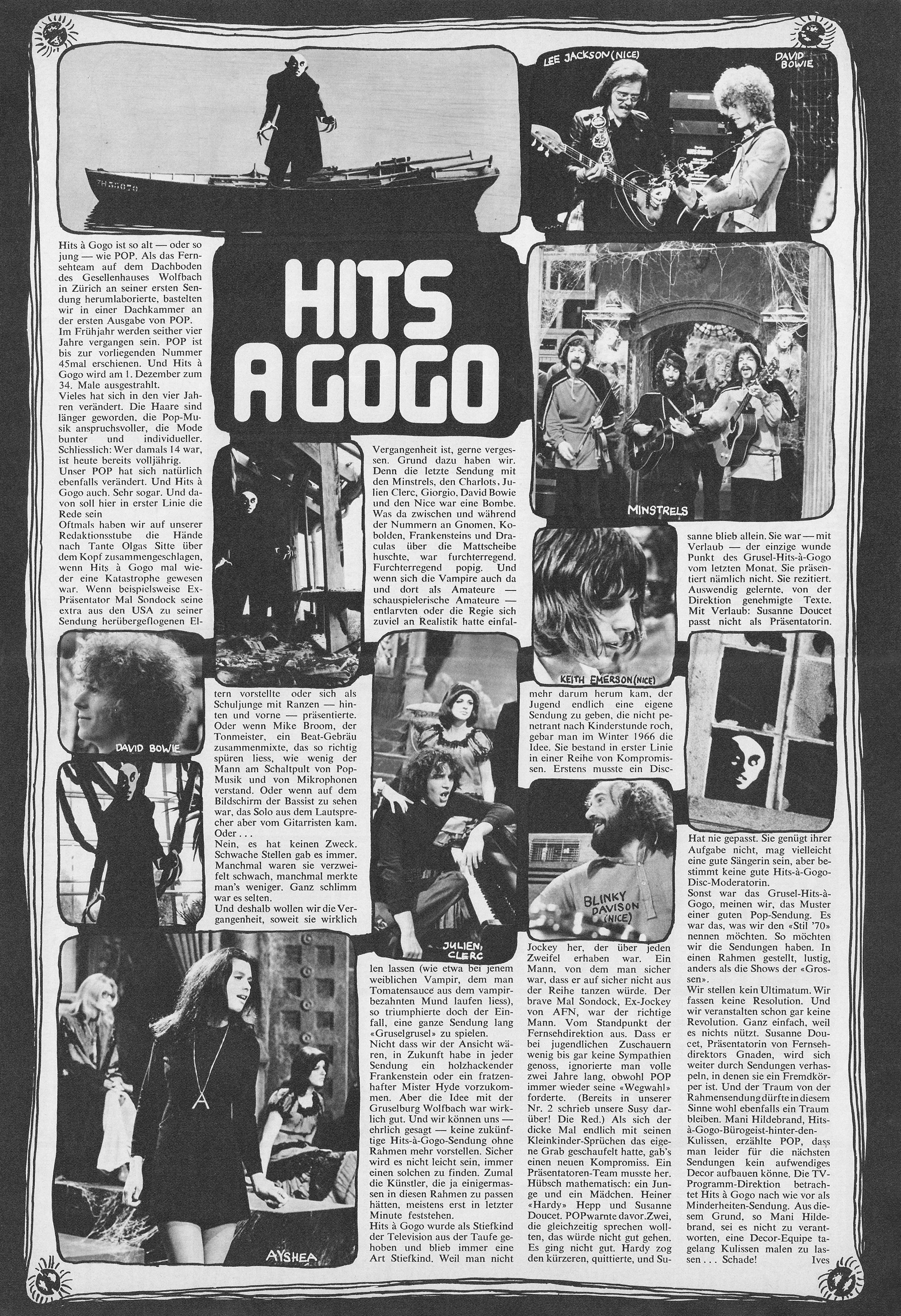  Eric Bachmann Fotoarchiv, Hits à Gogo