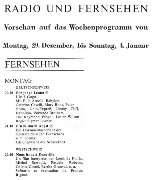  Eric Bachmann Fotoarchiv, Hits à Gogo