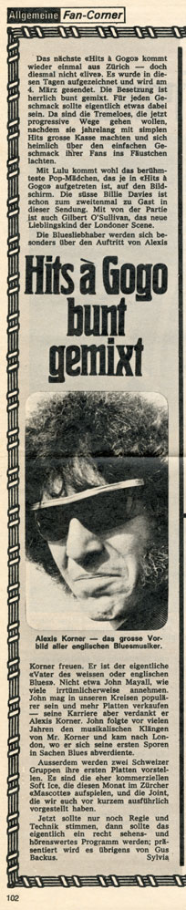  Eric Bachmann Fotoarchiv, Hits à Gogo