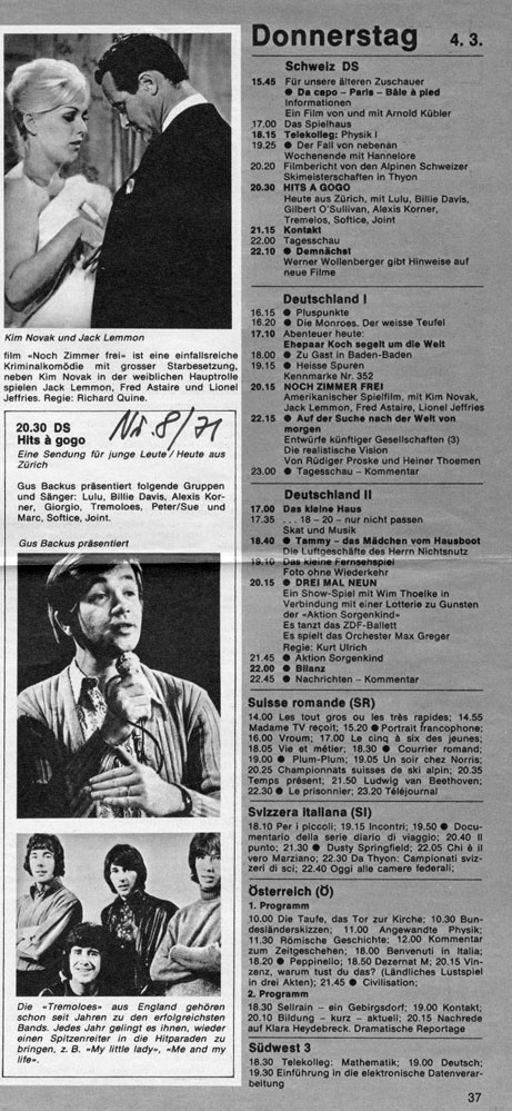  Eric Bachmann Fotoarchiv, Hits à Gogo