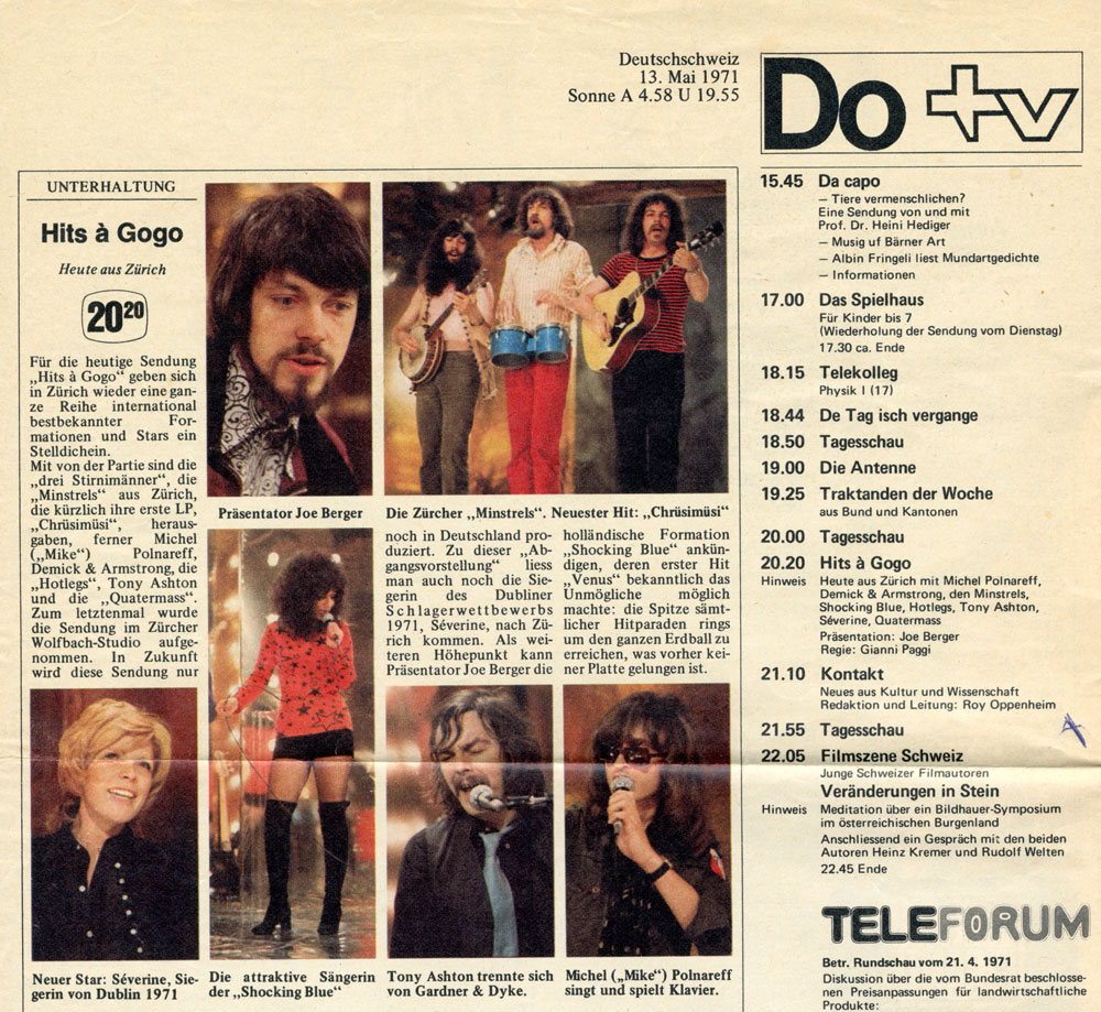  Eric Bachmann Fotoarchiv, Hits à Gogo