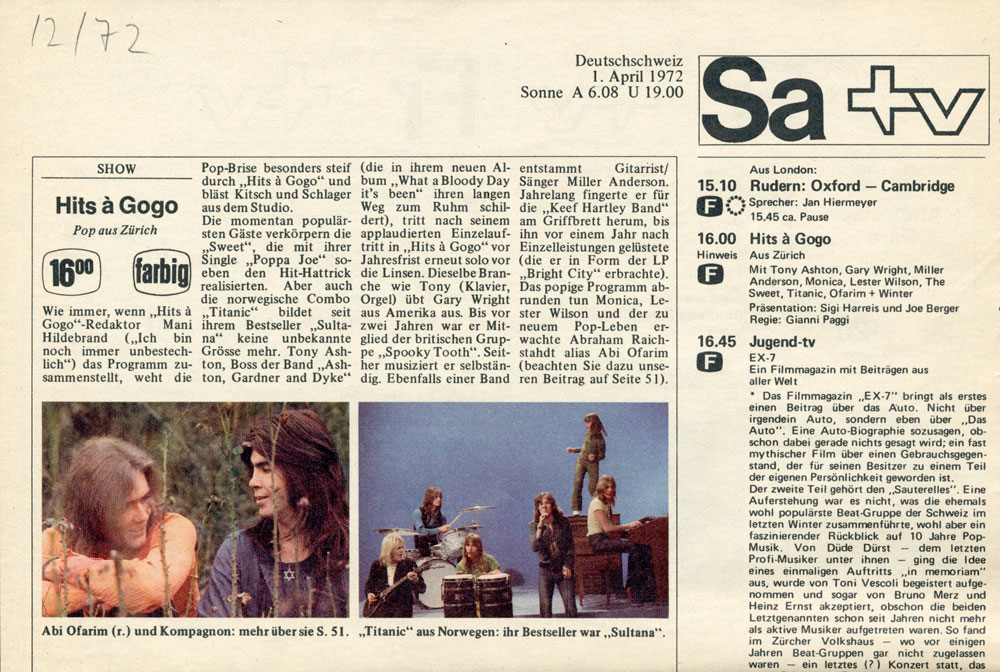  Eric Bachmann Fotoarchiv, Hits à Gogo