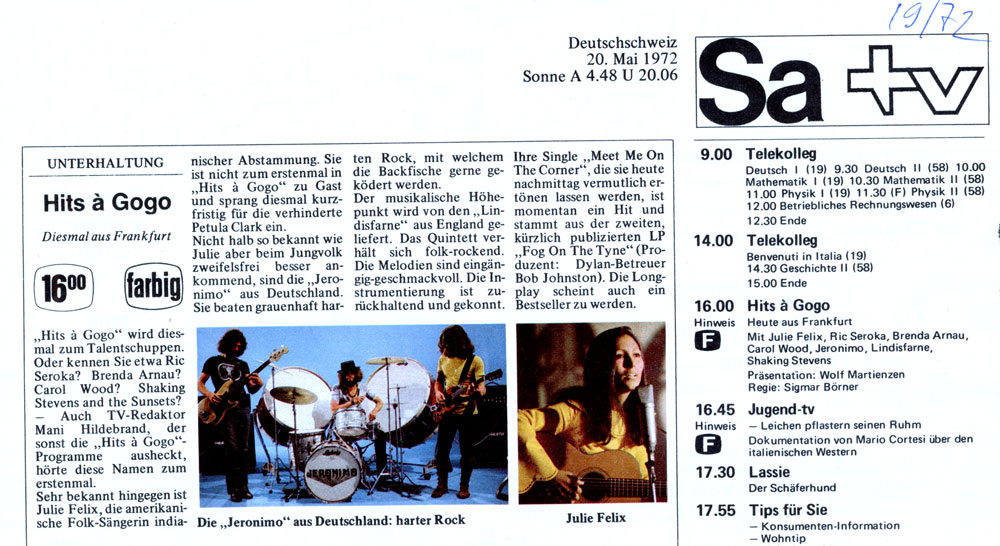  Eric Bachmann Fotoarchiv, Hits à Gogo