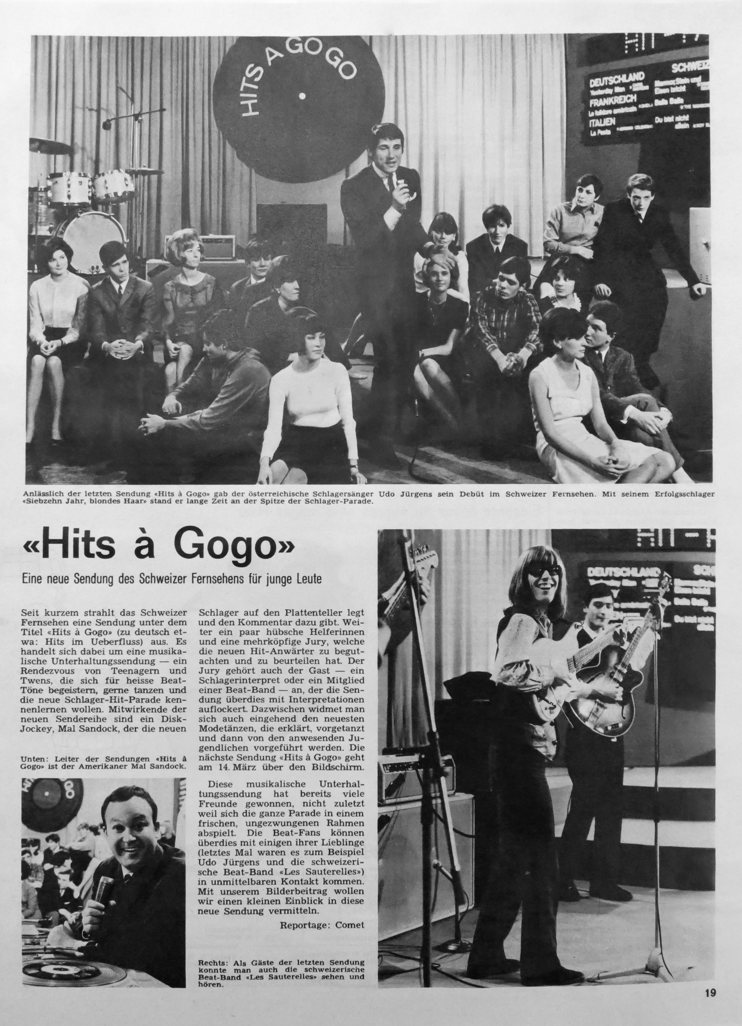  Eric Bachmann Fotoarchiv, Hits à Gogo