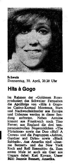  Eric Bachmann Fotoarchiv, Hits à Gogo